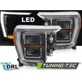 LED Koplampen Zwart DRL geschikt voor FORD F150 MK14 2020-2023