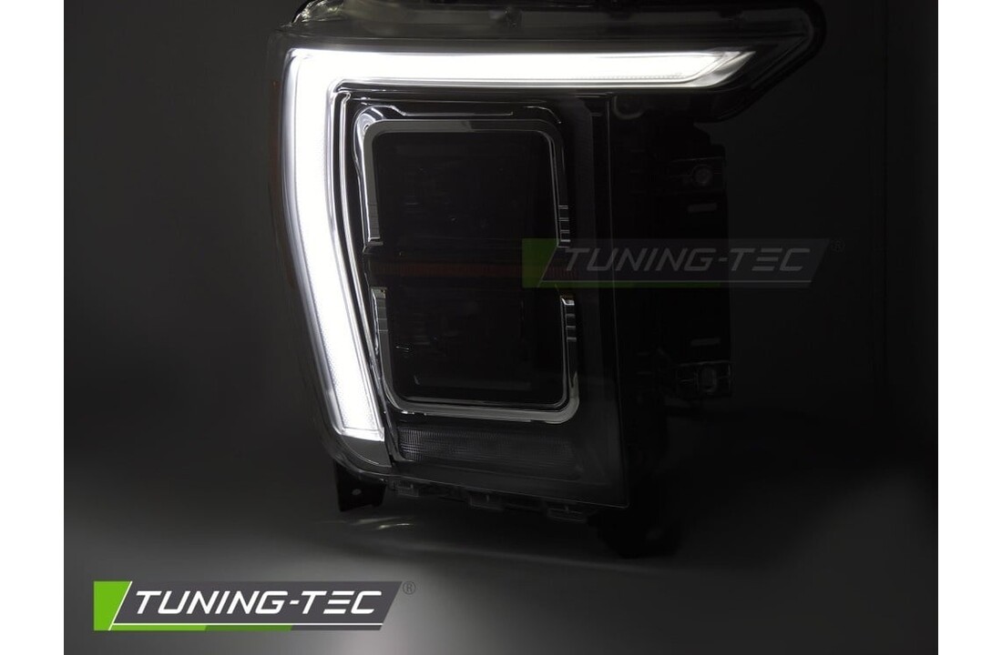 LED Koplampen Zwart DRL geschikt voor FORD F150 MK14 2020-2023