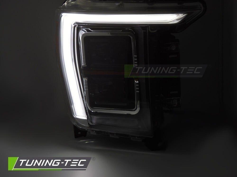 LED Koplampen Zwart DRL geschikt voor FORD F150 MK14 2020-2023