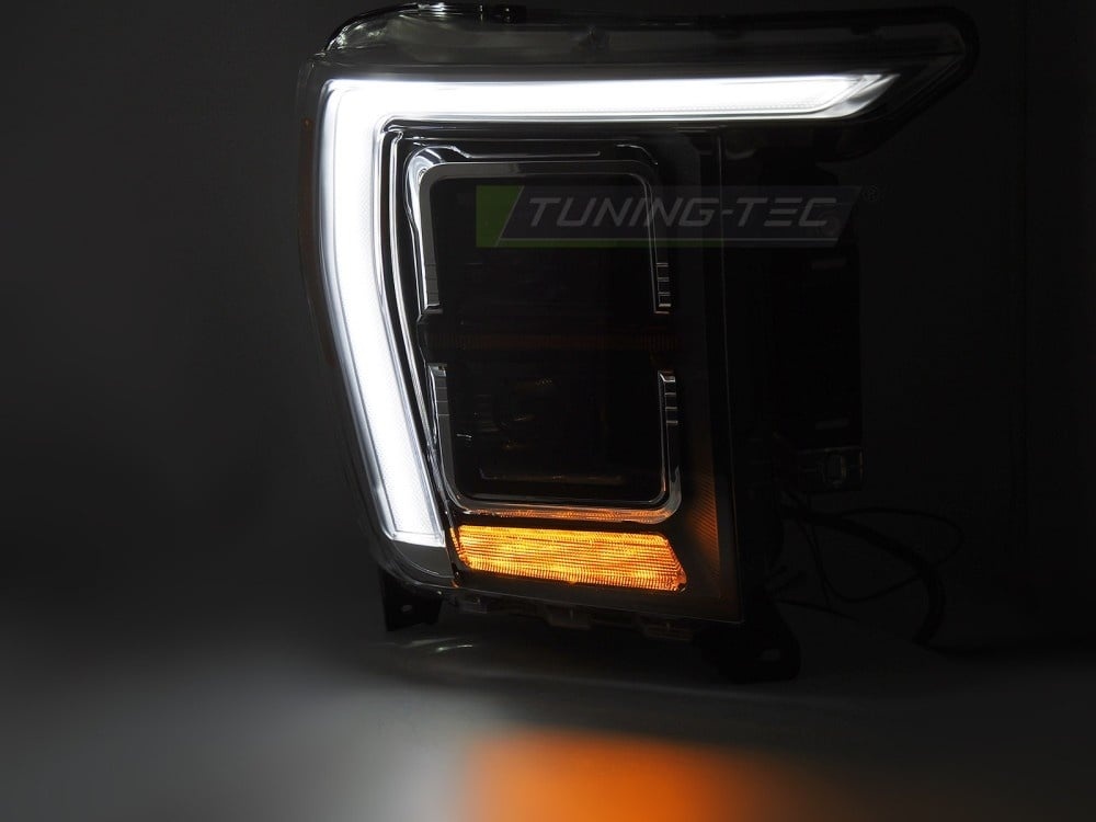 LED Koplampen Zwart DRL geschikt voor FORD F150 MK14 2020-2023