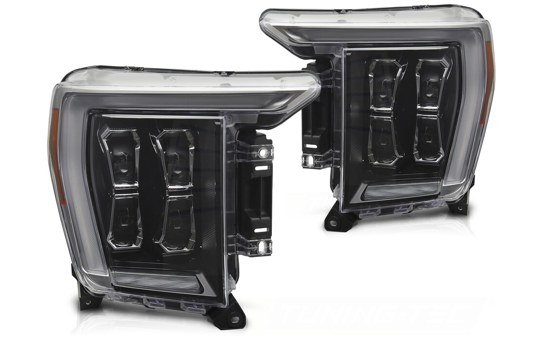 LED Koplampen Zwart geschikt voor Ford F150 MK14 (2020-2023)