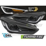 Koplampen geschikt voor Ford Focus MK3 14-18 Zwart LED DRL