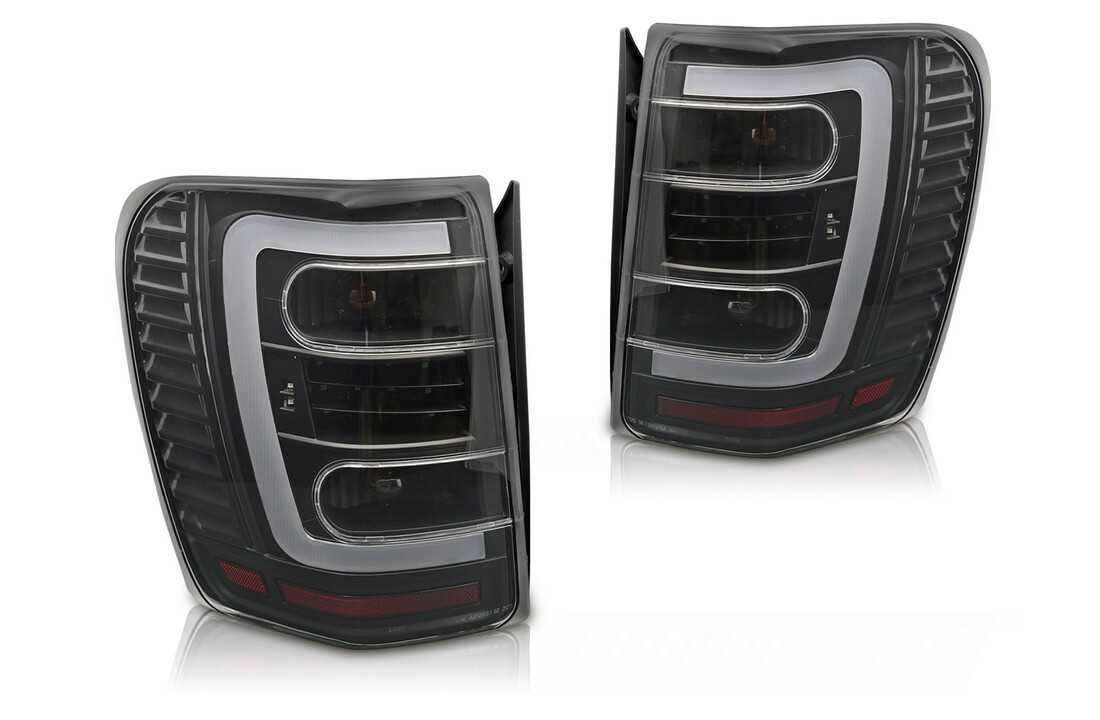 Achterlichten LED Zwart Helder voor Chrysler Jeep Grand Cherokee 99-05