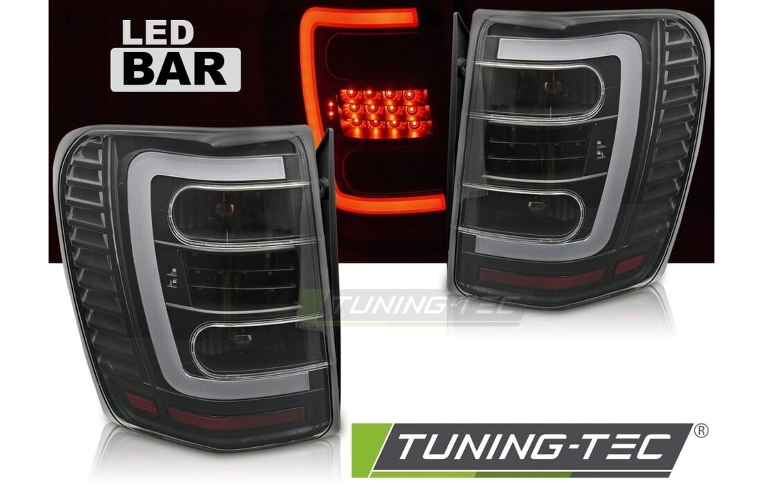 Achterlichten LED Zwart Helder voor Chrysler Jeep Grand Cherokee 99-05