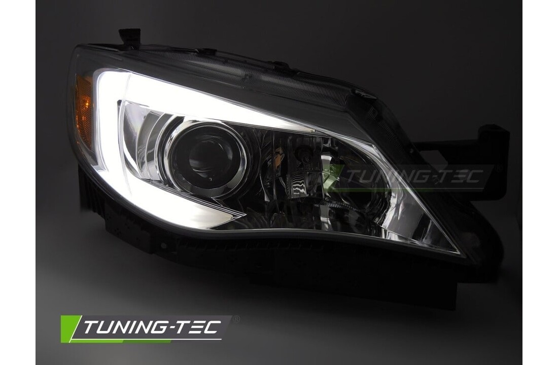 Koplampen Chroom LED Tube Light voor Subaru WRX 2008-2014