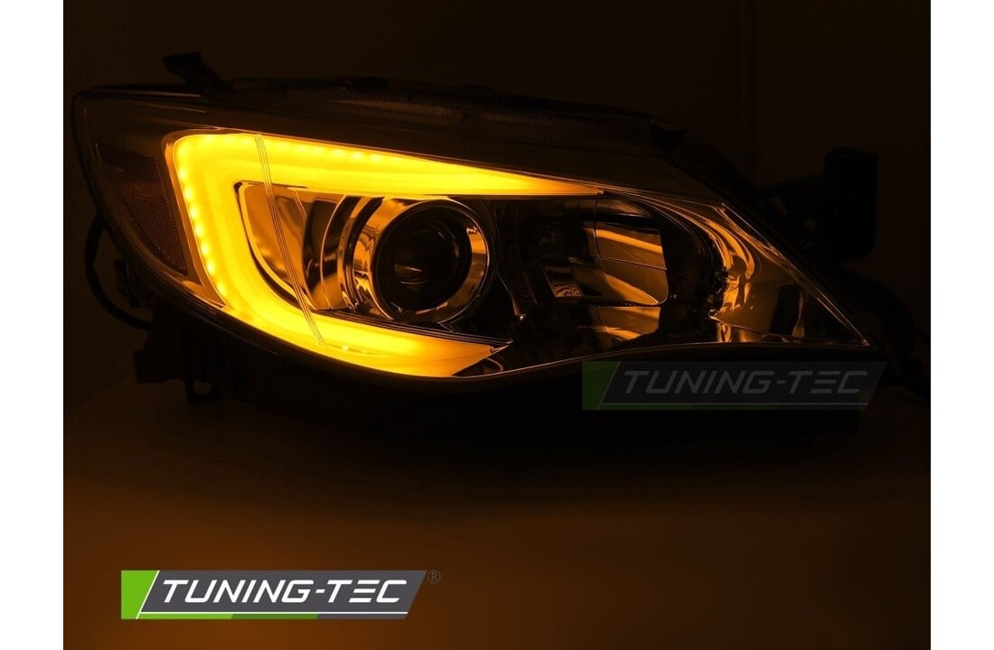 Koplampen Chroom LED Tube Light voor Subaru WRX 2008-2014