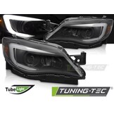 Koplampen Tube Light Zwart voor SUBARU WRX (2008-2014)