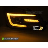 Koplampen Tube Light DRL Zwart geschikt voor Subaru Forester IV 2013-2018