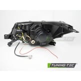 Koplampen Tube Light DRL Zwart geschikt voor Subaru Forester IV 2013-2018