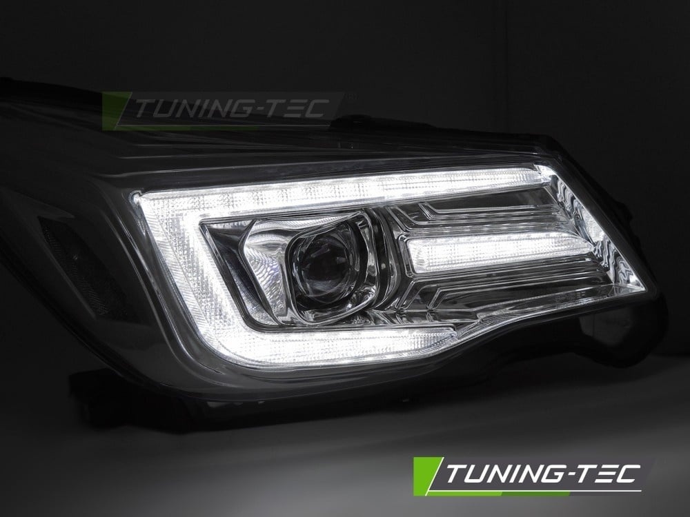 Koplampen Tube Light DRL Chroom Subaru Forester IV 2013-2018