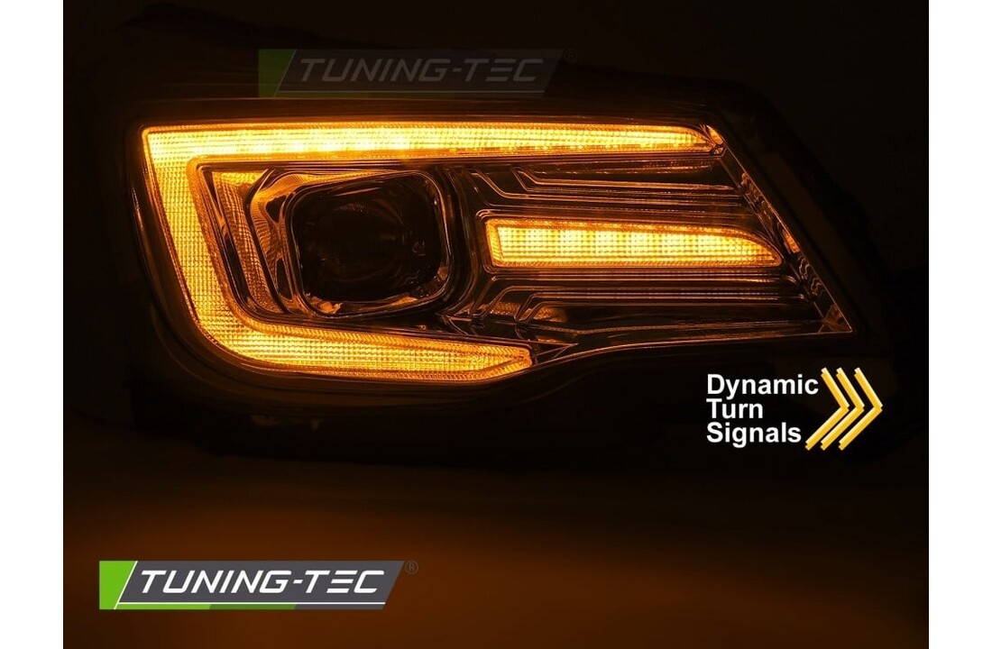 Koplampen Tube Light DRL Chroom Subaru Forester IV 2013-2018