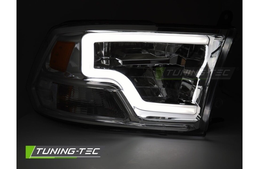 Koplampen DODGE RAM 2009-2018 Chroom LED Tube Light
