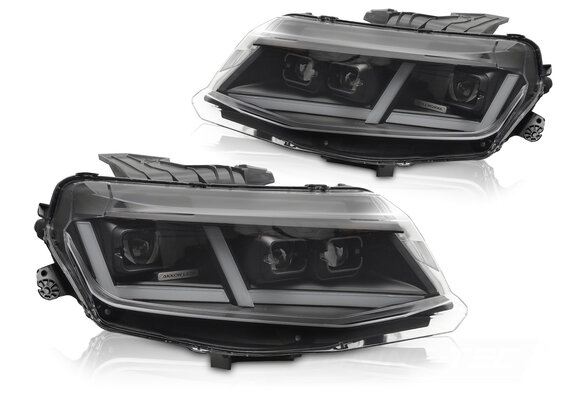 Koplampen Chevrolet Camaro 16-18 Full LED Zwart