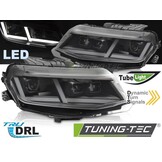 Koplampen Chevrolet Camaro 16-18 Full LED Zwart