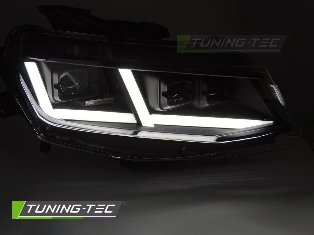 Koplampen Chevrolet Camaro 16-18 Full LED Zwart