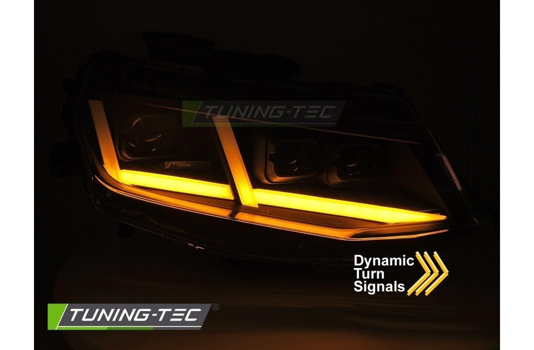 Koplampen Chevrolet Camaro 16-18 Full LED Zwart