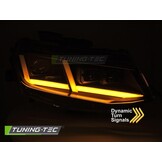 Koplampen Chevrolet Camaro 16-18 Full LED Zwart