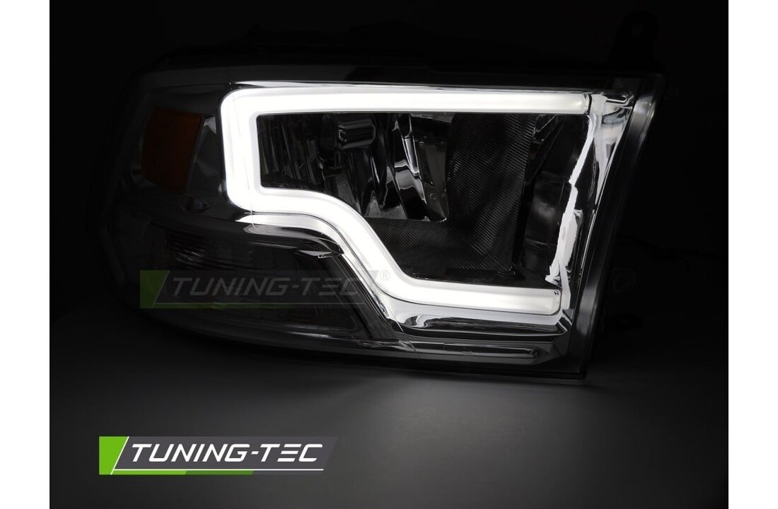 Koplampen Tube Light LED Chroom voor Dodge Ram 2009-2018