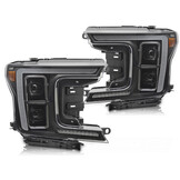 Full LED Koplampen Zwart geschikt voor FORD F150 MK13 2017-2020