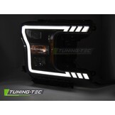 Koplampen Tube Light Zwart geschikt voor Ford F150 MK13 2017-2020