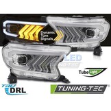 Koplampen Tube Light Chroom geschikt voor Ford Ranger V 2016-2022