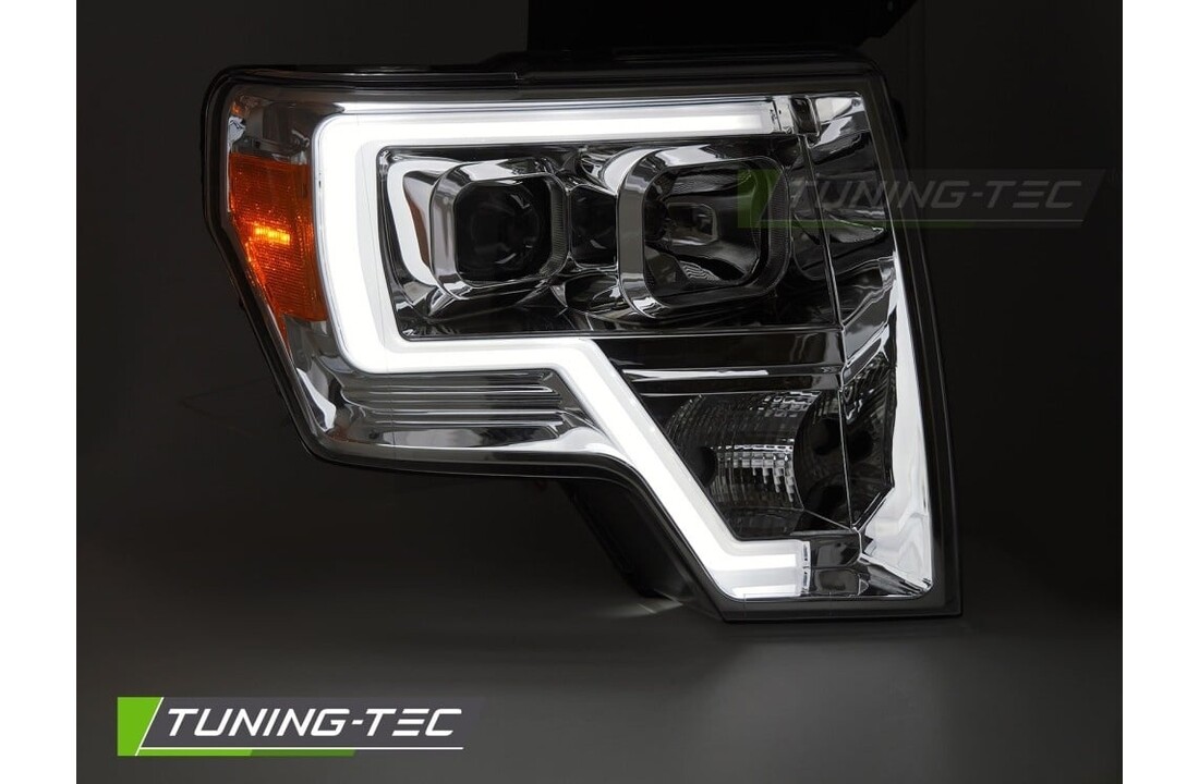 Koplampen geschikt voor Ford F150 MK12 (08-14) LED Tube Light Chroom