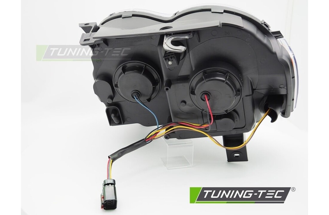 Koplampen Jeep Grand Cherokee WK (05-08) Tube Light Zwart