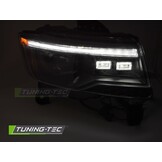 Koplampen Jeep Grand Cherokee WK2 (14-21) Zwart LED Dynamisch Knipperlicht