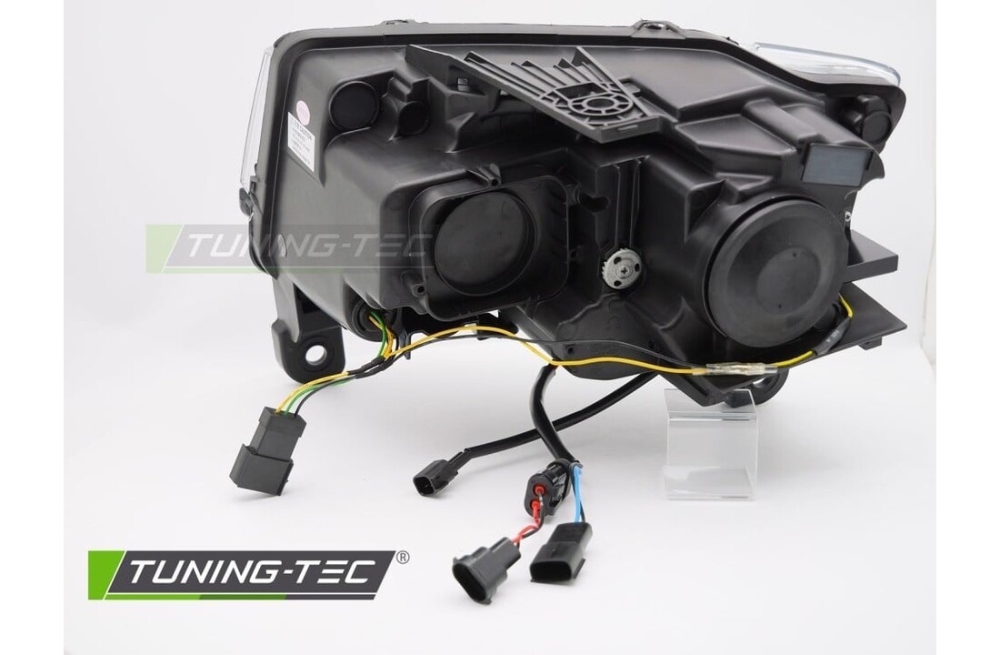 Koplampen Jeep Grand Cherokee WK2 (14-21) Zwart LED Dynamisch Knipperlicht