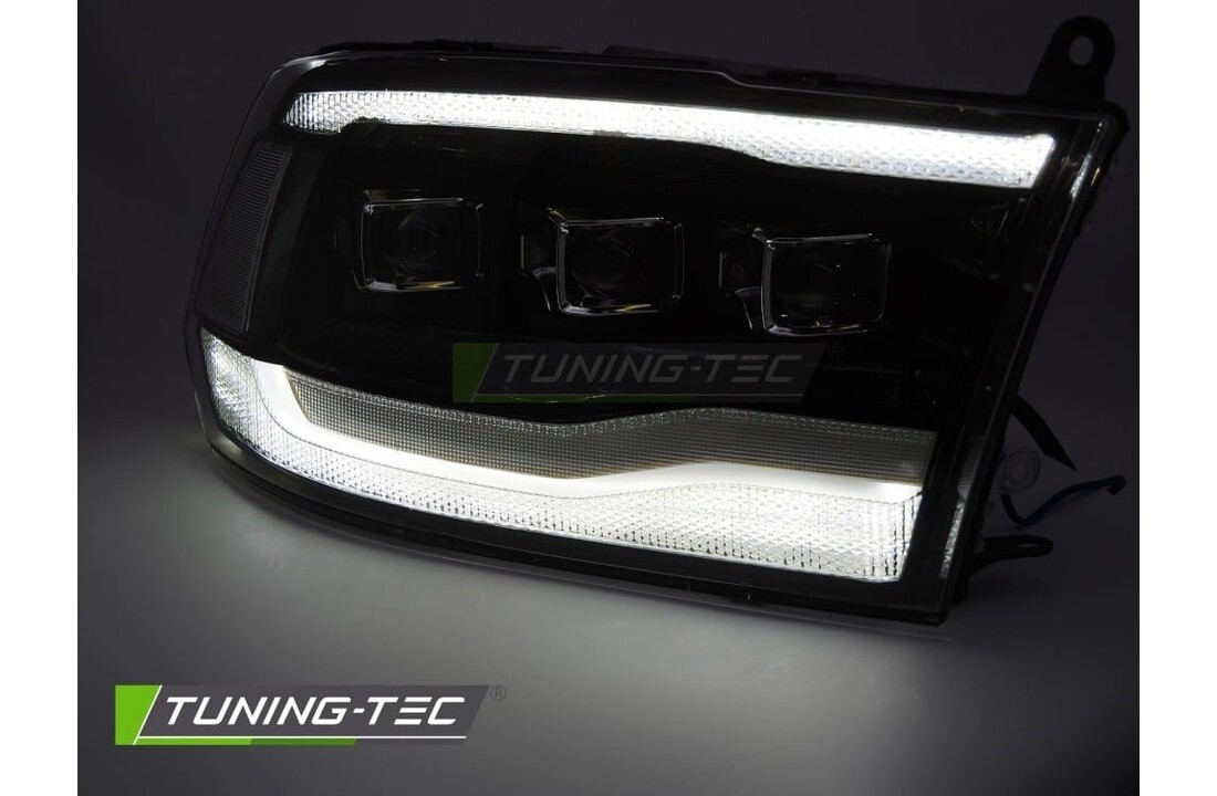 Koplampen LED Zwart Dodge Ram 1500 2009-2018