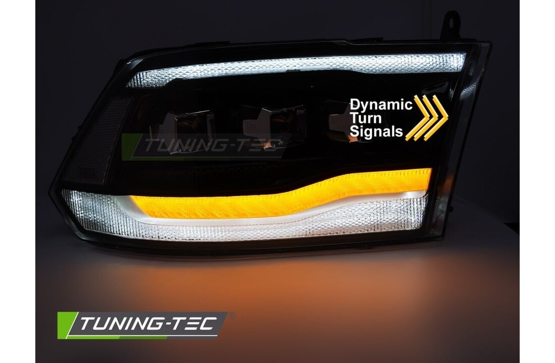 Koplampen LED Zwart Dodge Ram 1500 2009-2018