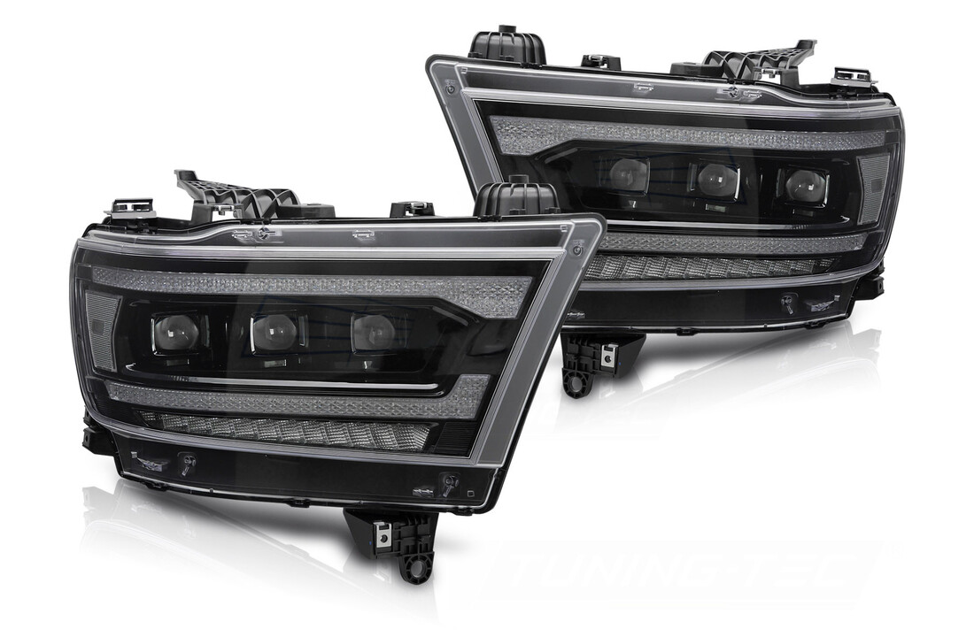 LED Koplampen Dodge Ram 1500 (19-22) Dynamisch DRL Zwart
