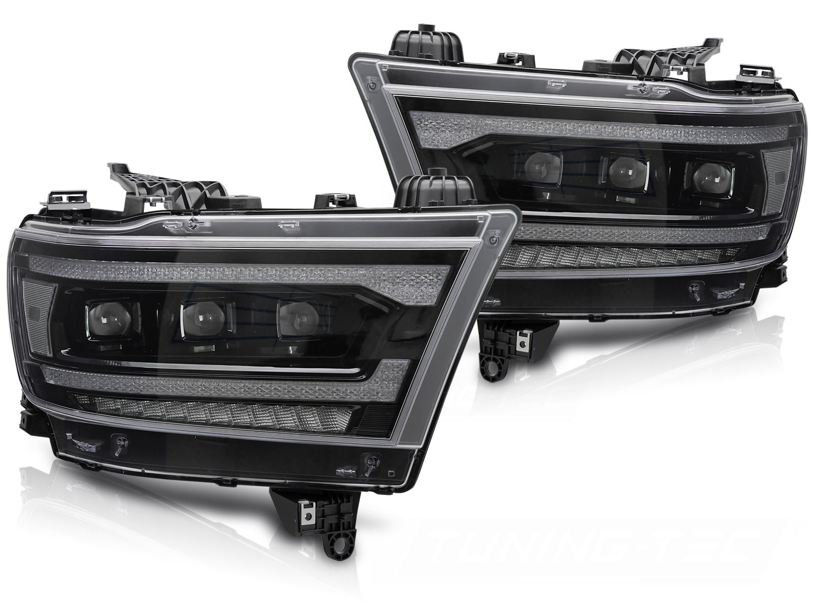 LED Koplampen Dodge Ram 1500 (19-22) Dynamisch DRL Zwart