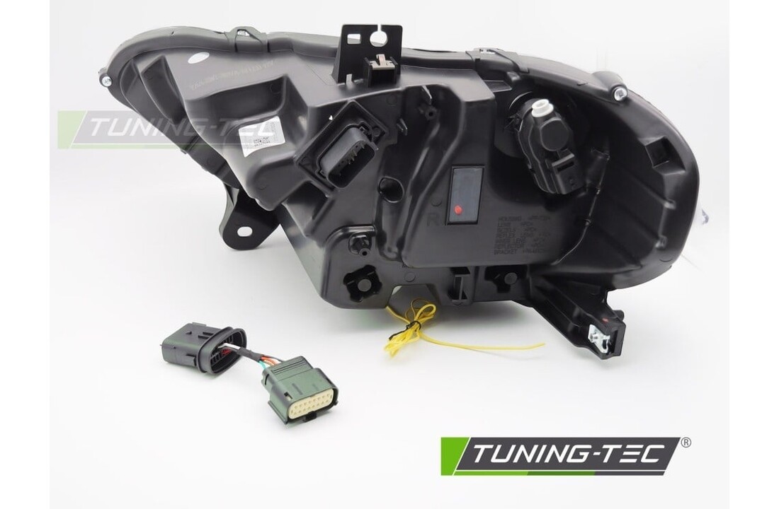 Koplampen LED Zwart geschikt voor Ford Mustang 18-21 met Dynamische Richtingaanwijzer