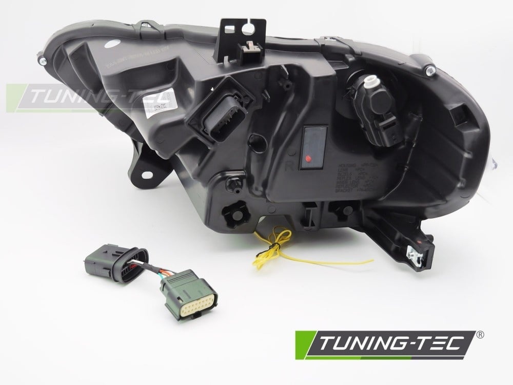 Koplampen LED Zwart geschikt voor Ford Mustang 18-21 met Dynamische Richtingaanwijzer