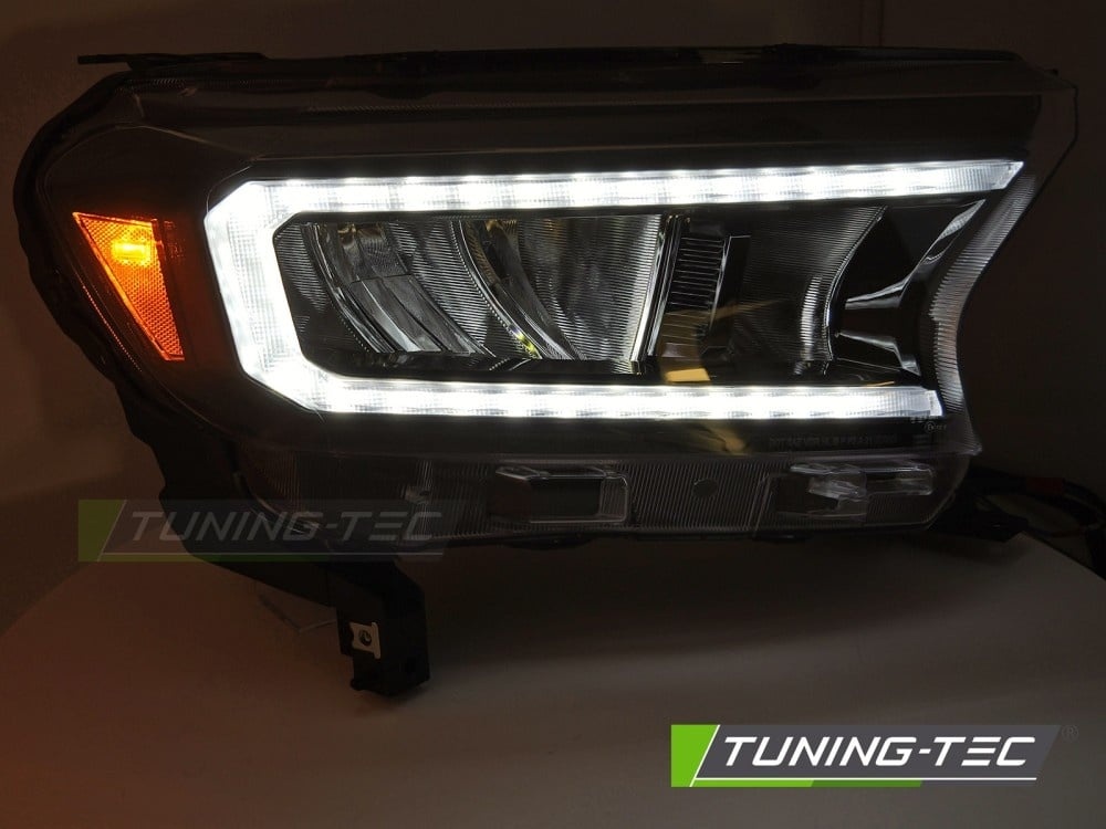 LED Koplampen Zwart geschikt voor FORD RANGER V 16-22