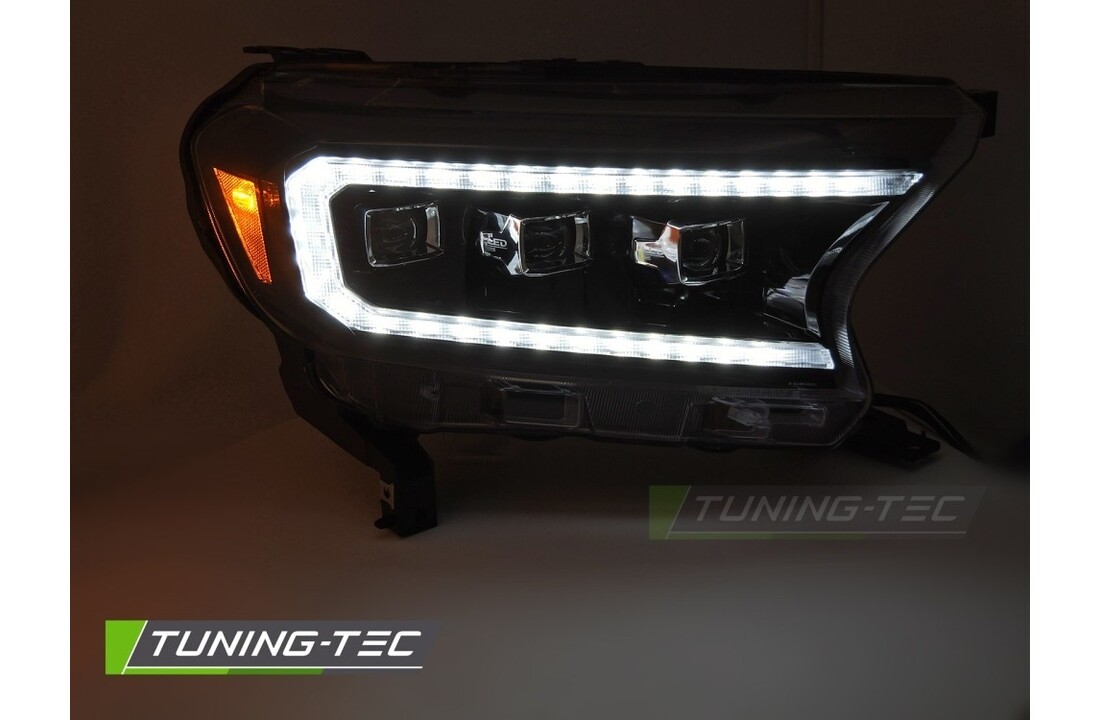 Koplampen LED Zwart geschikt voor Ford Ranger V (2016-2022)