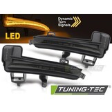 Spiegelknipperlichten LED Dynamisch Smoke geschikt voor SKODA SUPERB III (15-18)