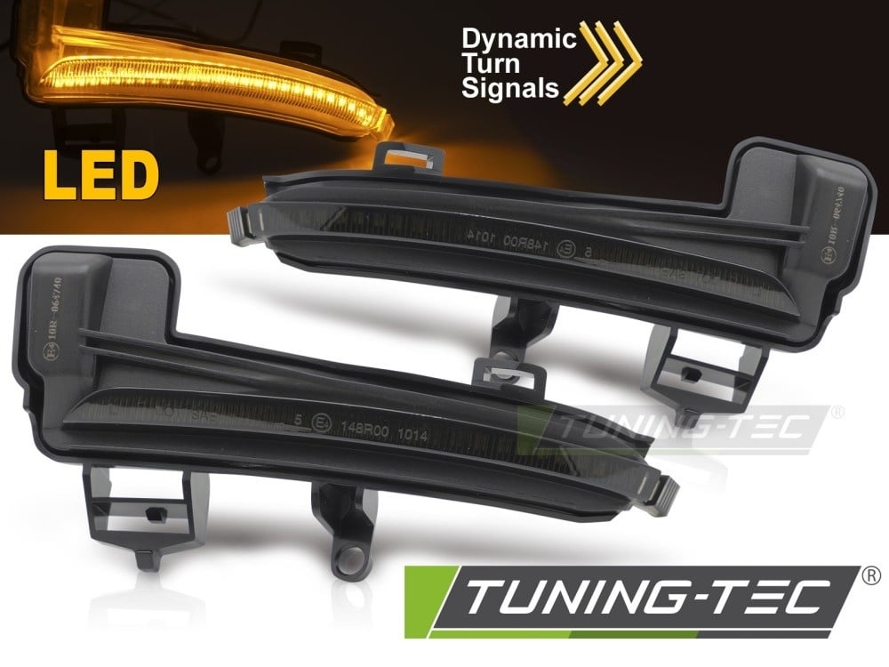 Spiegelknipperlichten LED Dynamisch Smoke geschikt voor SKODA SUPERB III (15-18)