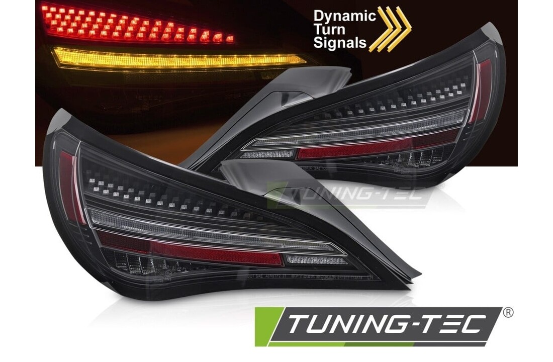 LED Achterlichten Sequentiële Zwart geschikt voor Mercedes CLA C117 13-19