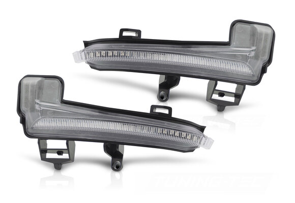 Spiegelknipperlichten Dynamische LED Wit geschikt voor Skoda Superb III (15-18)