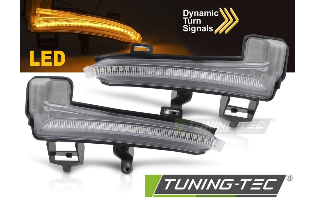 Spiegelknipperlichten Dynamische LED Wit geschikt voor Skoda Superb III (15-18)