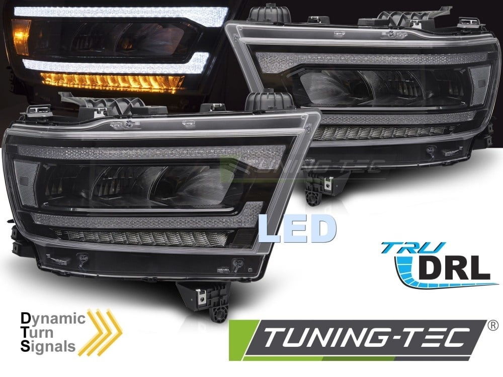 LED Koplampen DRL Dynamische richtingaanwijzer Dodge Ram 1500 2019-2022