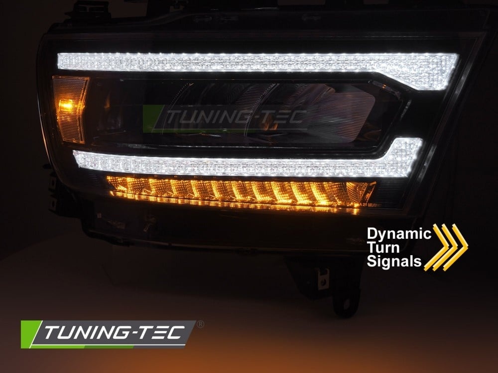 LED Koplampen DRL Dynamische richtingaanwijzer Dodge Ram 1500 2019-2022