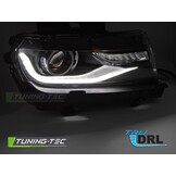Koplampen Chevrolet Camaro 2013-2015 Tube LED Zwart