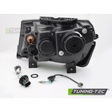 Koplampen Chevrolet Camaro 2013-2015 Tube LED Zwart