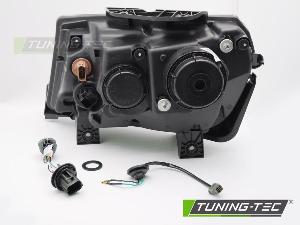 Koplampen Chevrolet Camaro 2013-2015 Tube LED Zwart