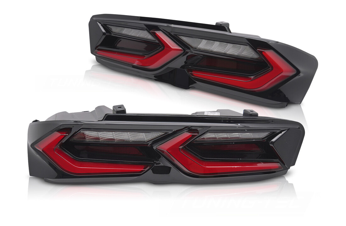 LED Achterlichten Rood Zwart voor Chevrolet Camaro 2019-2023
