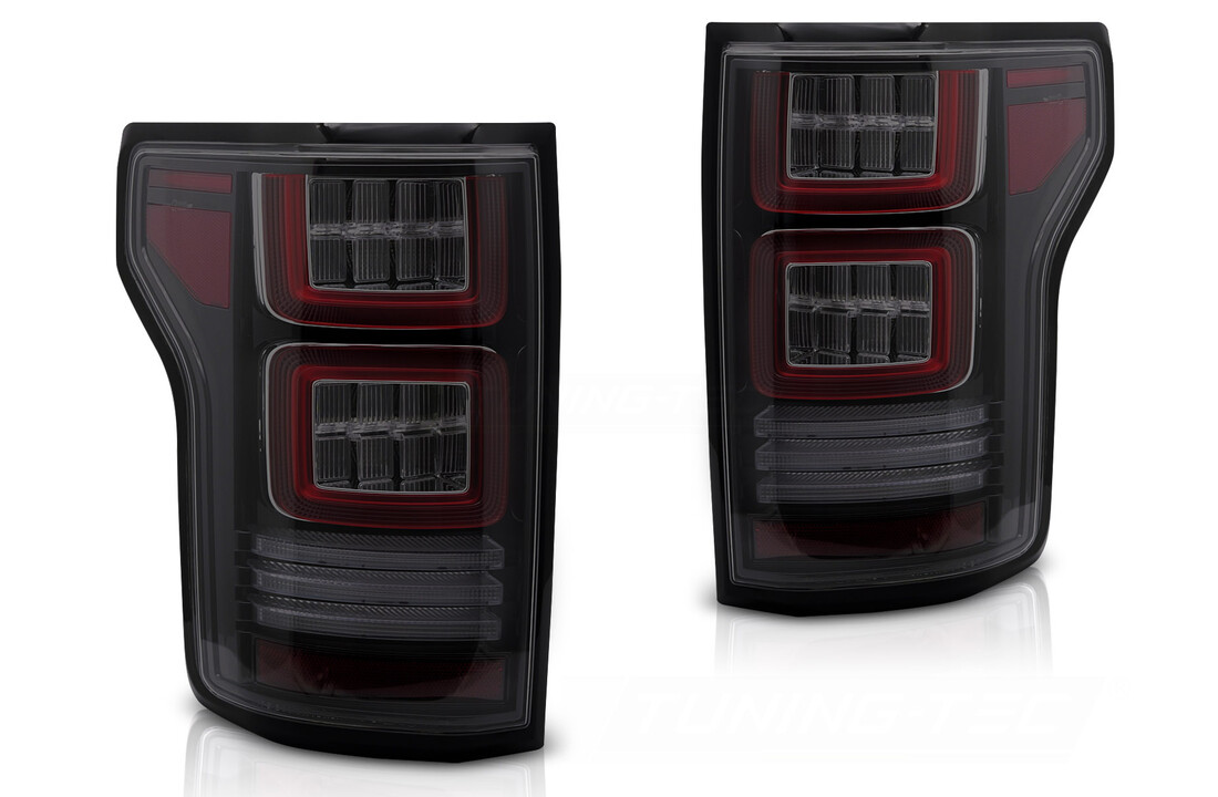 Achterlichten geschikt voor Ford F150 MK13 14-20 Smoke LED