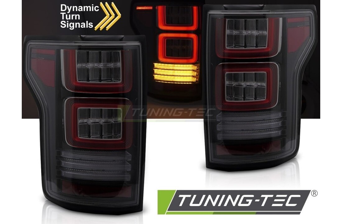 Achterlichten geschikt voor Ford F150 MK13 14-20 Smoke LED